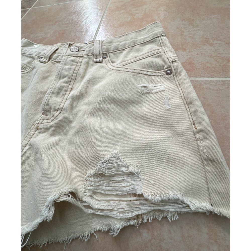 Free‎ People We The Free - Now Or Never  Denim shorts Women Size: 25-New-notags- - Picture 4 of 9
